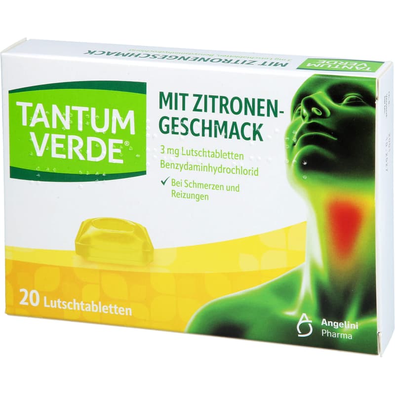 TANTUM VERDE 3 mg lozenges with lemon flavor