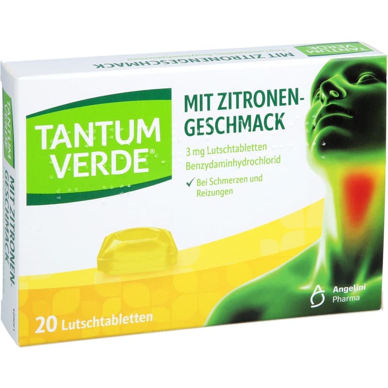 TANTUM VERDE 3 mg lozenges with lemon flavor