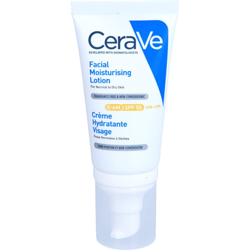 CERAVE moisturizing face cream SPF 50