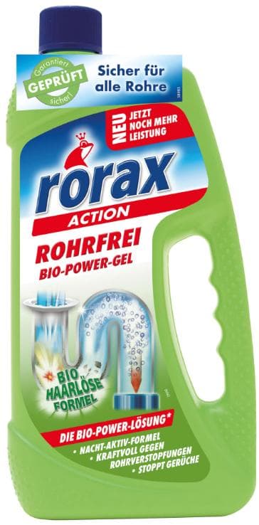 Rorax Rohrfrei Action Bio Power Gel