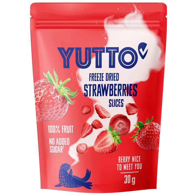 Yutto freeze-dried strawberries