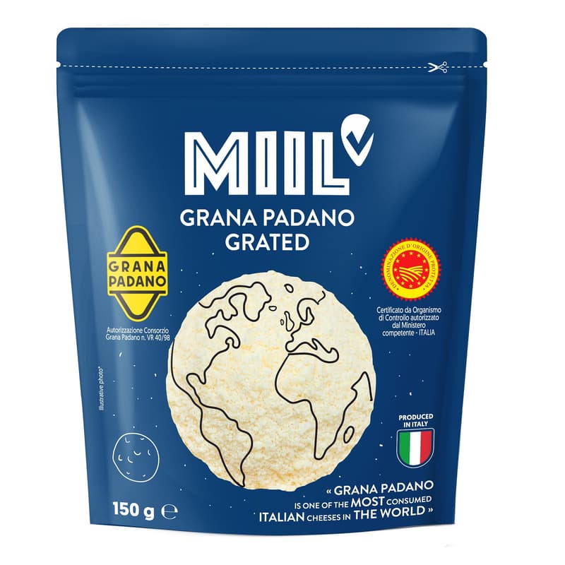 MIIL Grana Padano DOP grated