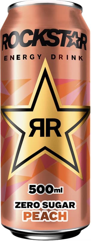 Rockstar Zero Sugar Peach