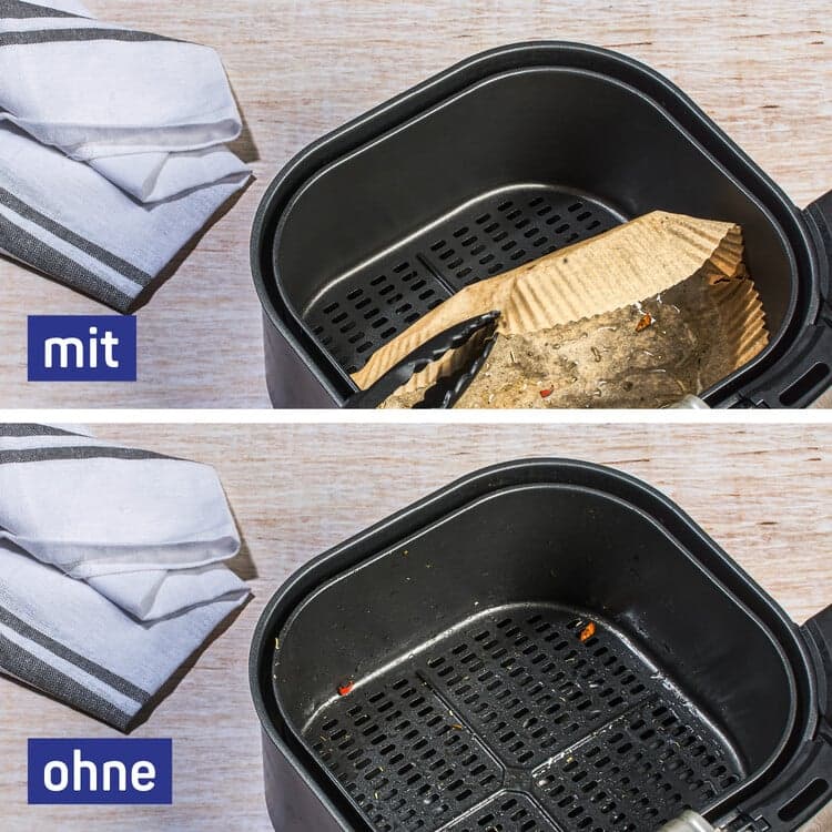 Toppits® baking paper for air fryers