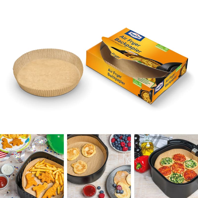 Toppits® baking paper for air fryers