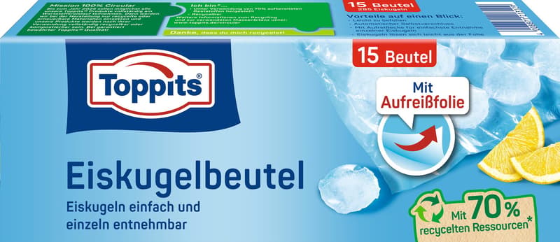 Toppits® crushed ice bags