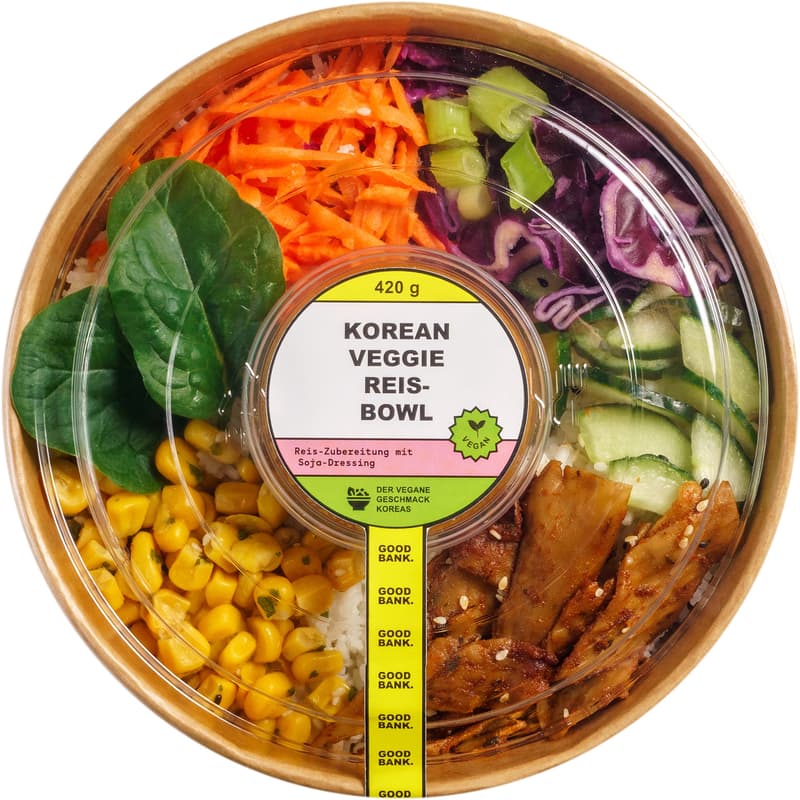 GOOD BANK Korean Veggie Reis-Bowl