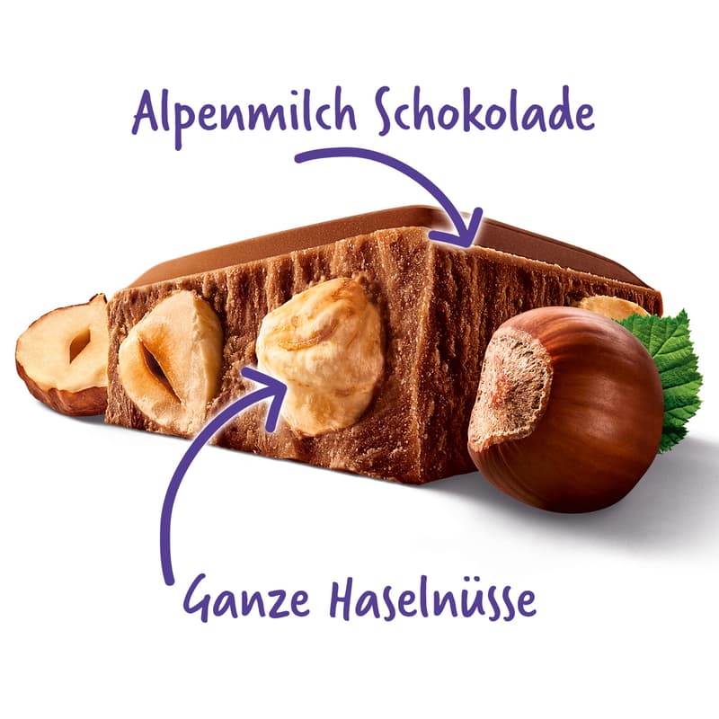 Milka Großtafel Ganze Haselnuss