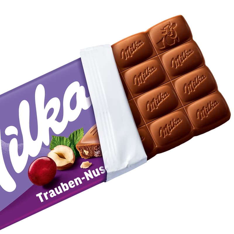 Milka Tafel Trauben-Nuss