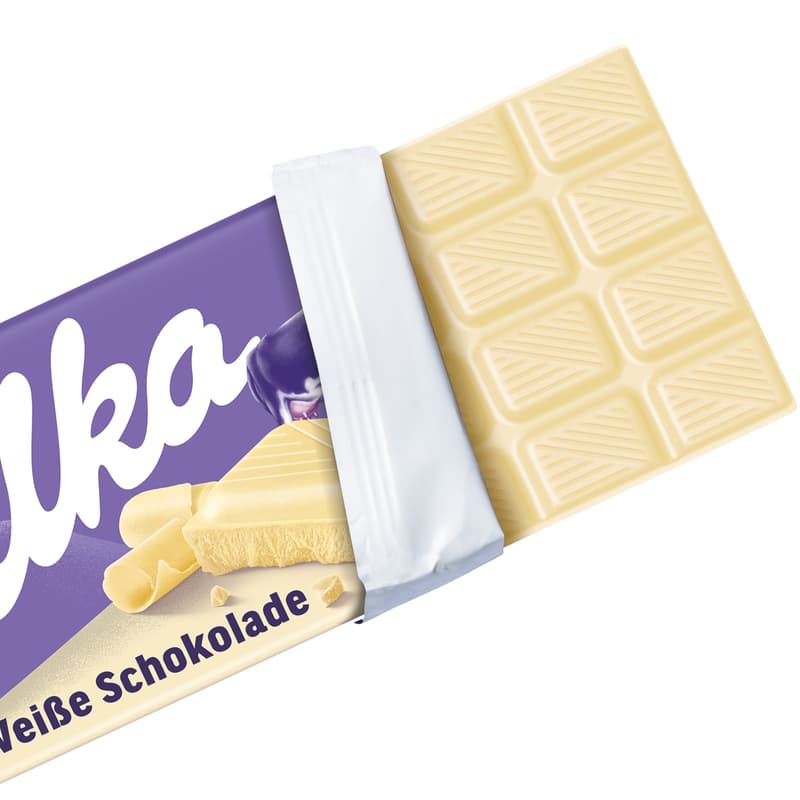 Milka Tafel Weiße Schokolade