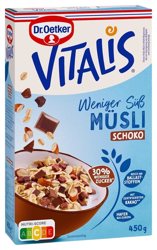 Vitalis Weniger Süß Schoko Müsli
