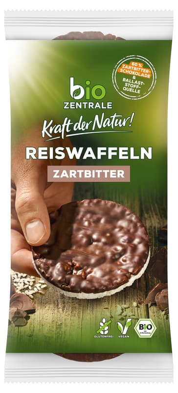 BioZentrale Reiswaffel Zartbitter