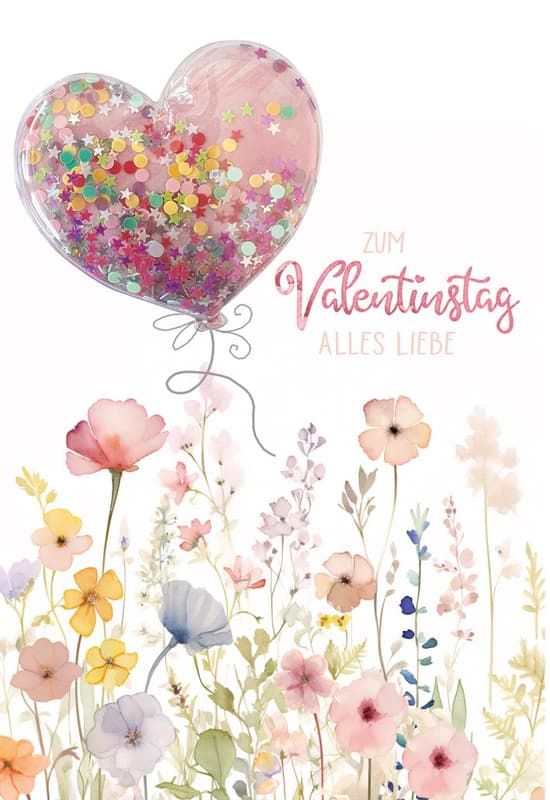 Kurt Eulzer Grußkarte Zum Valentinstag alles Liebe