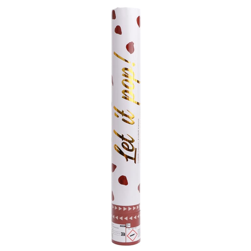 amscan Confetti Cannon Rose Petals red 40cm paper