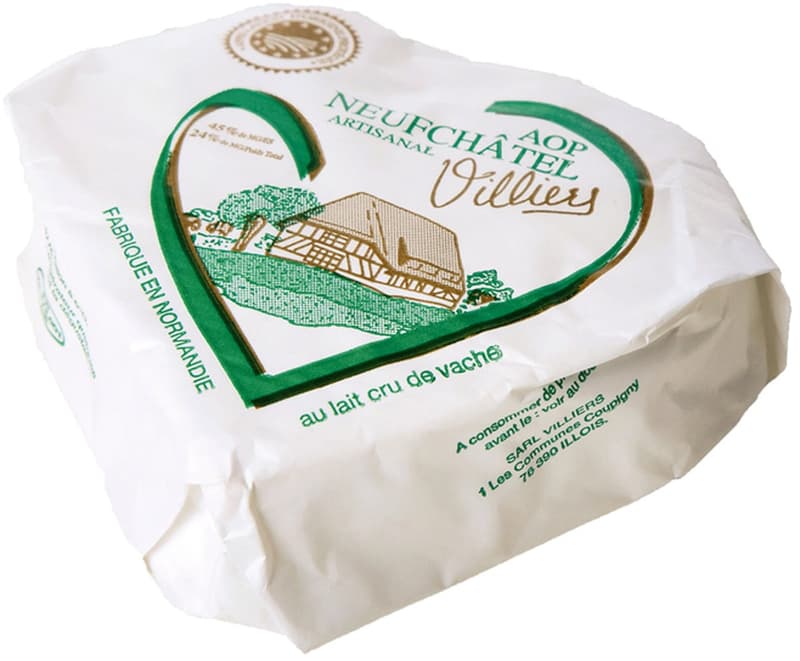 Villiers Cœur de Neufchatel soft cheese