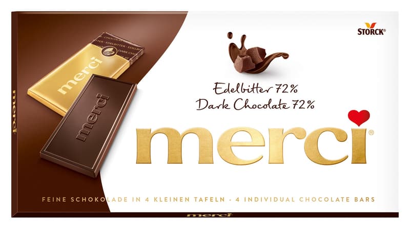 merci dark chocolate bar