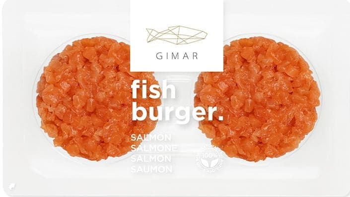 Salmon fishburger