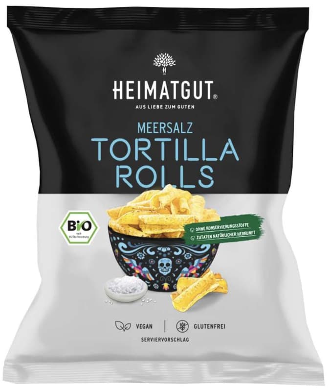Heimatgut BIO Tortilla Rolls Sea Salt