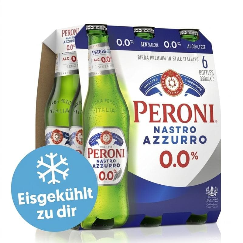 Peroni Nastro Azzurro 0.0% 6x0.33 l (reusable)