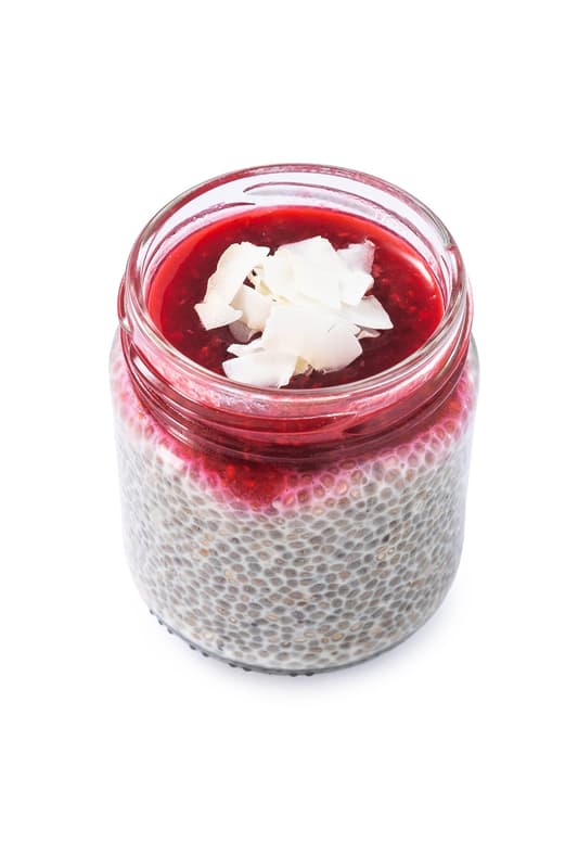 The Green Garden & Knuspr.de Coco-Raspberry Boogie chia pudding