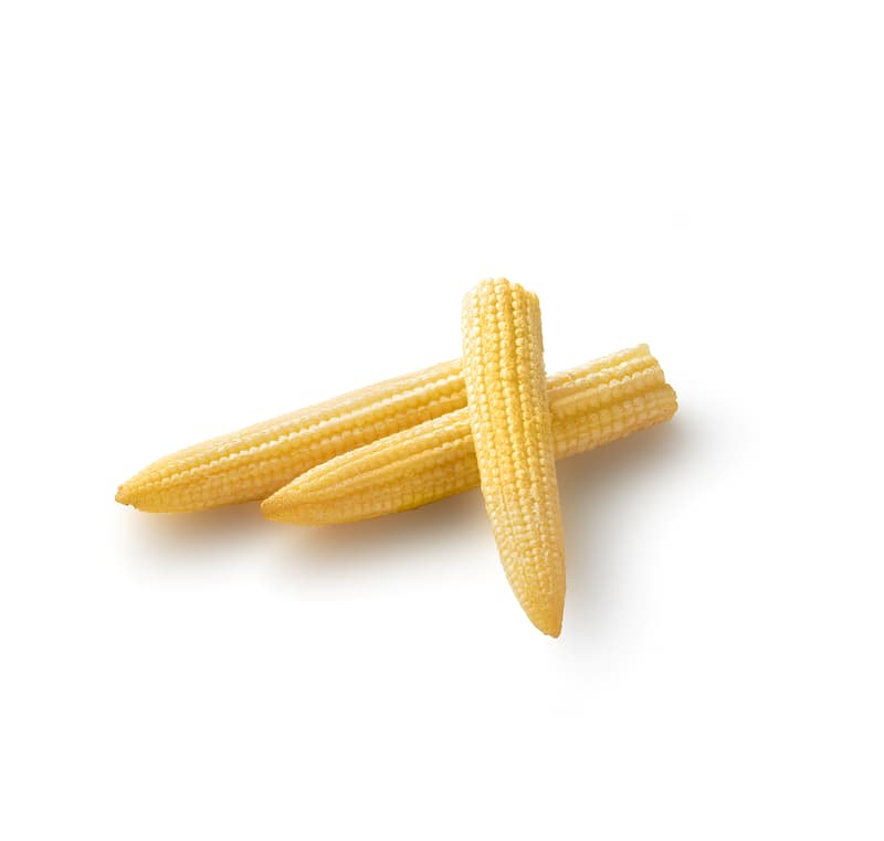 Baby corn, husk