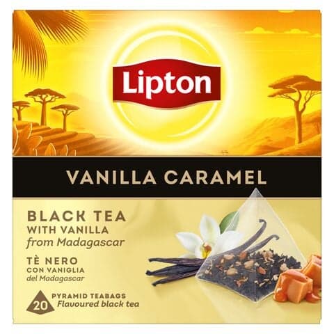 Lipton Schwarztee Vanilla Caramel