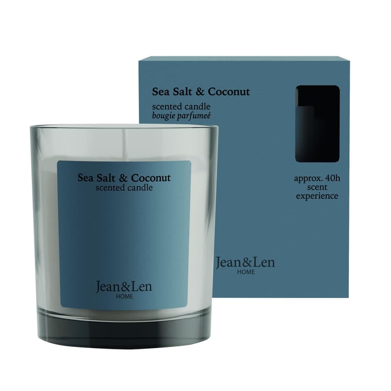 Jean&Len Scented Candle Sea Salt & Coconut