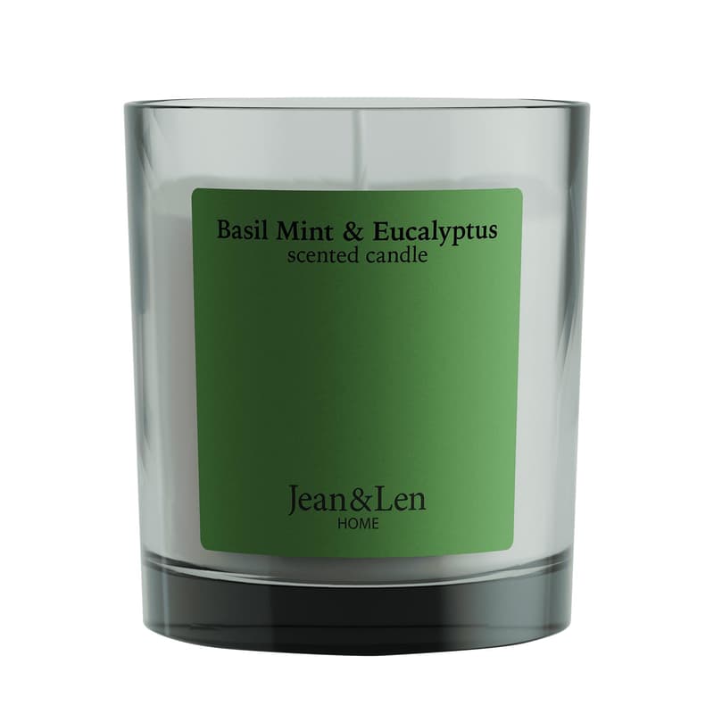 Jean&Len Scented Candle Basil Mint & Eucalyptus