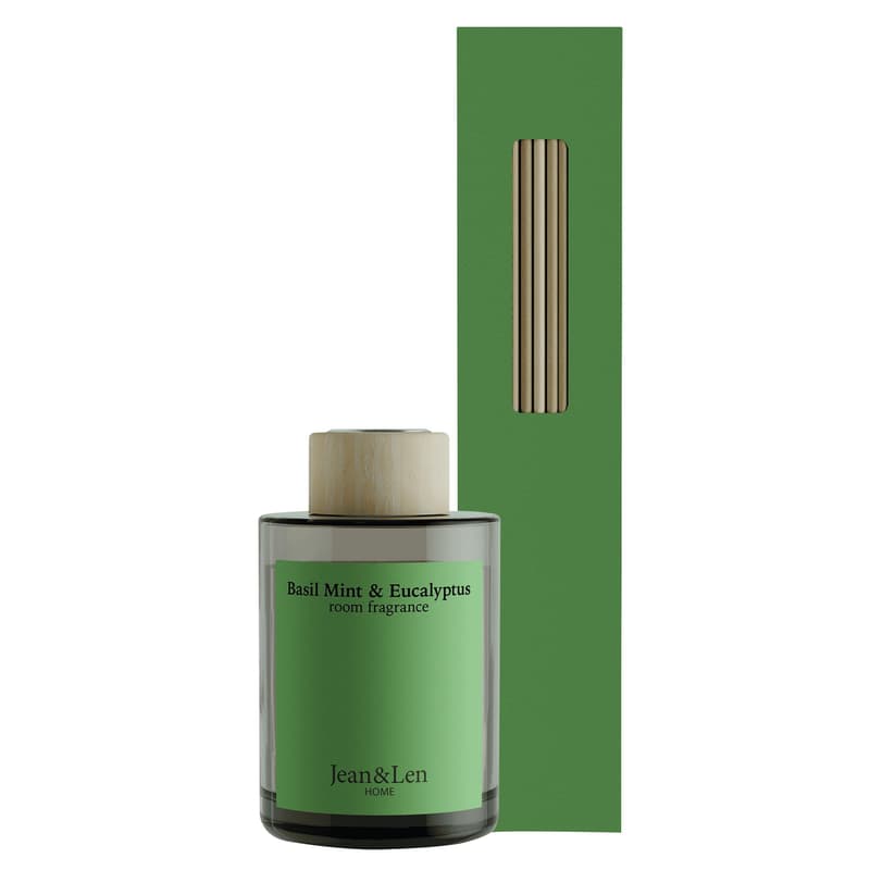 Jean&Len Scented Room Diffusor Basil Mint & Eucalyptus