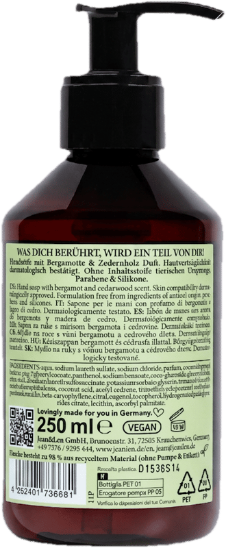 Jean&Len Hand Soap Bergamot/Cedarwood