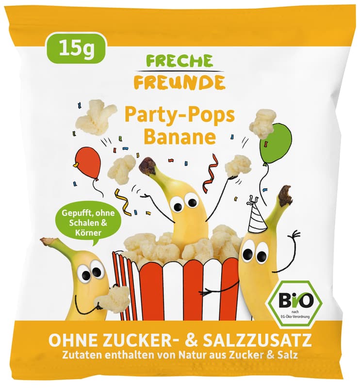 Freche Freunde Bio Party Pops Banane