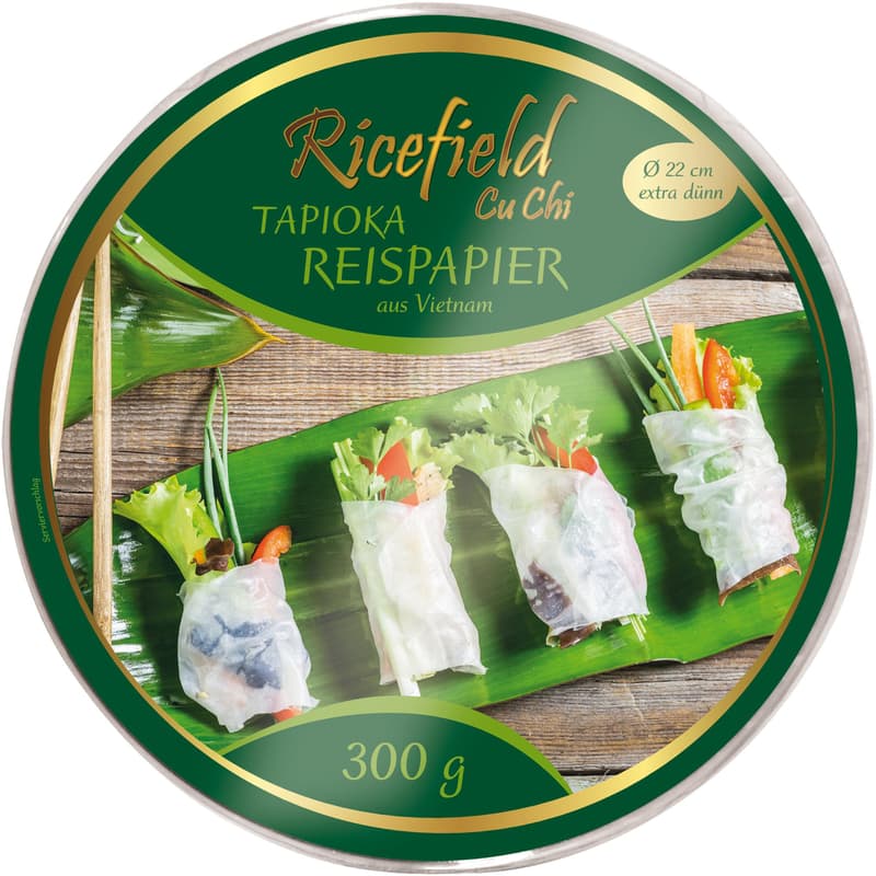 Ricefield Tapioka-Reispapier