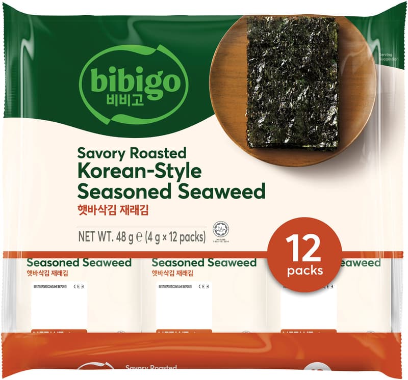 BIBIGO Dried seaweed, roasted (Jaerae)