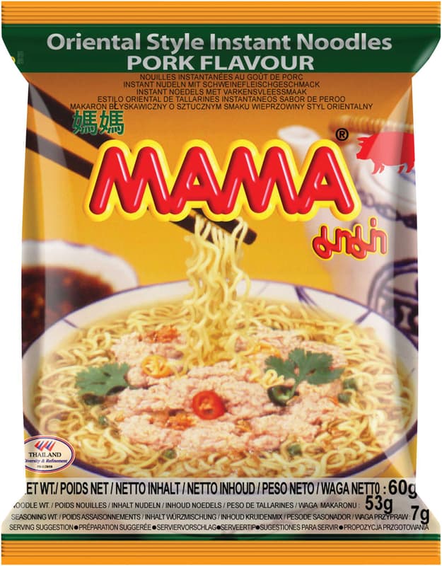 Mama Instantnudeln, Schwein