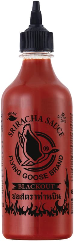 FLYING GOOSE Chili sauce, Sriracha “BLACKOUT”