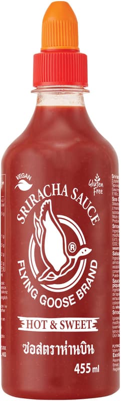 FLYING GOOSE Chili sauce, Sriracha