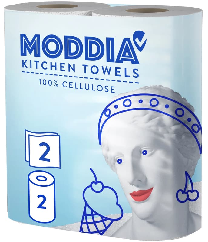 Moddia Kitchen towel 2-ply, 50 sheets