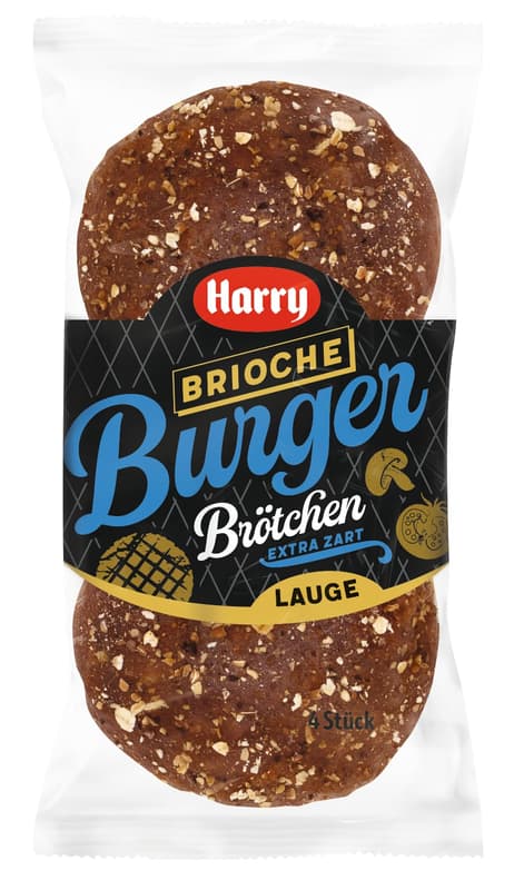 Harry Brioche Burger Lye 4-pack