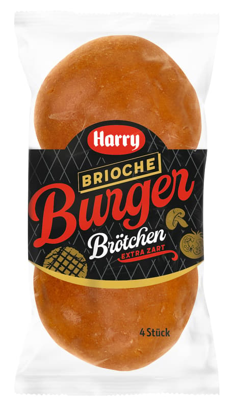 Harry Brioche Burger Buns (4-pack)