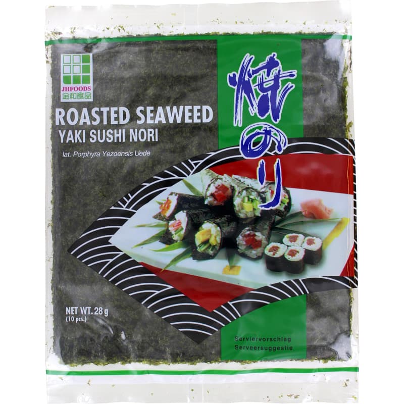 JHFoods Nori Blätter für Sushi Green
