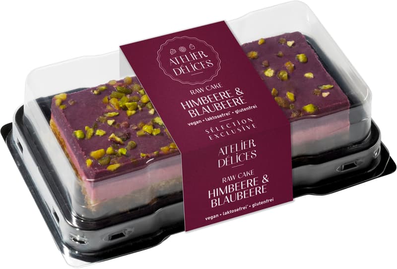 Atelier Délices Raw Cake Himbeere & Blaubeere