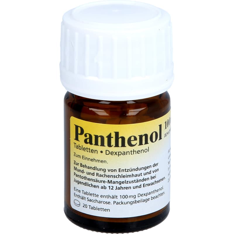 PANTHENOL 100 mg Jenapharm tablets
