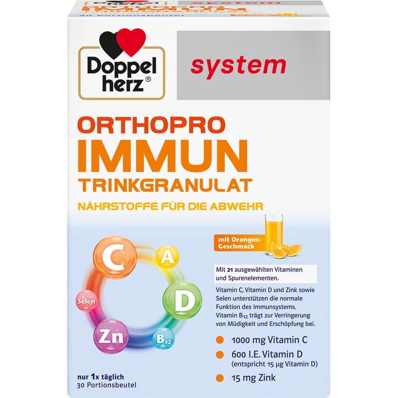 DOPPELHERZ Orthopro Immune drinking granules system