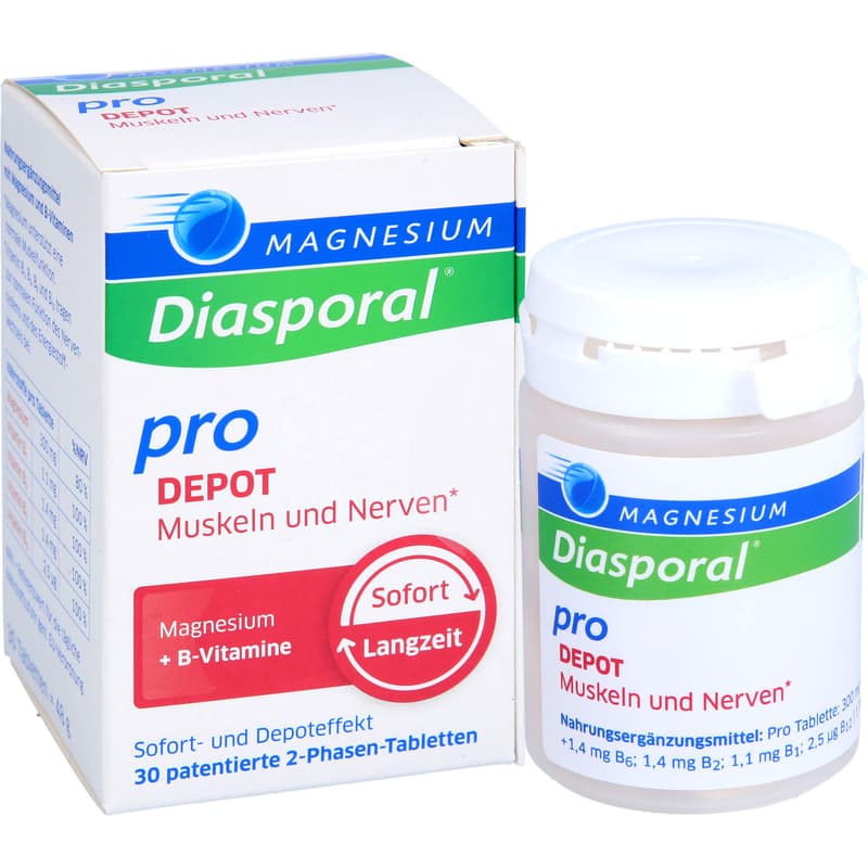 MAGNESIUM DIASPORAL pro+B-Vit.DEPOT Musk.+Nerv.Tab