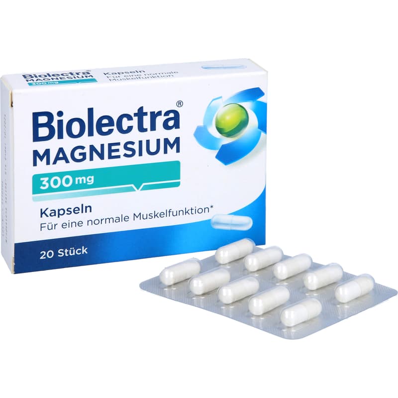 BIOLECTRA Magnesium 300 mg Kapseln