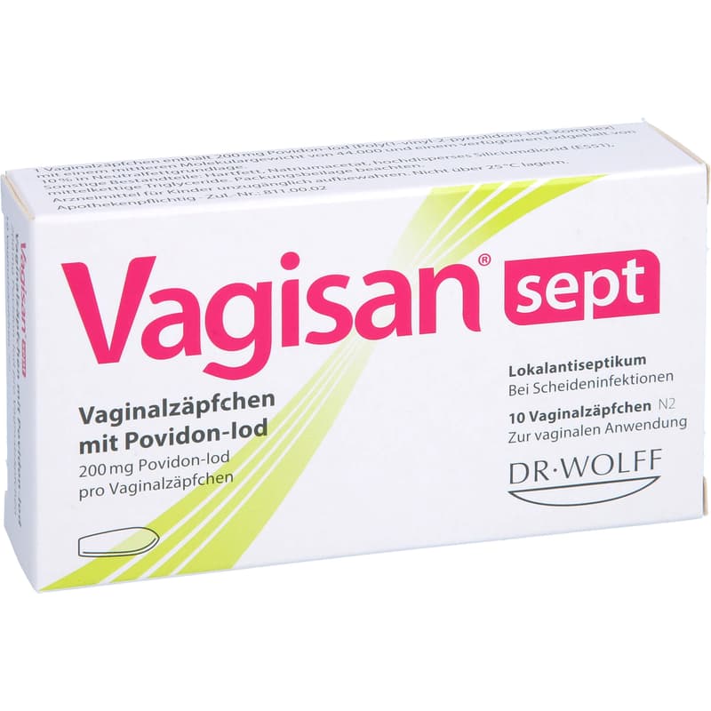 VAGISAN sept Vaginalzäpfchen mit Povidon-Iod