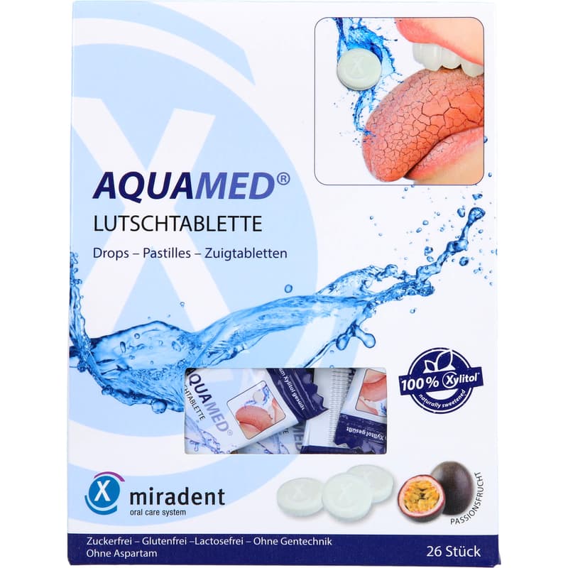 MIRADENT Aquamed Mundtrockenheit Lutschtabletten