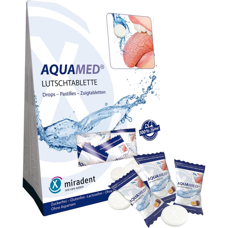MIRADENT Aquamed Mundtrockenheit Lutschtabletten