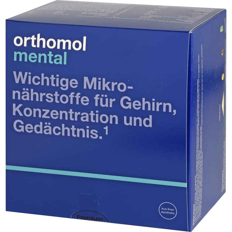 ORTHOMOL mental granules/capsules 30 day combi pack.