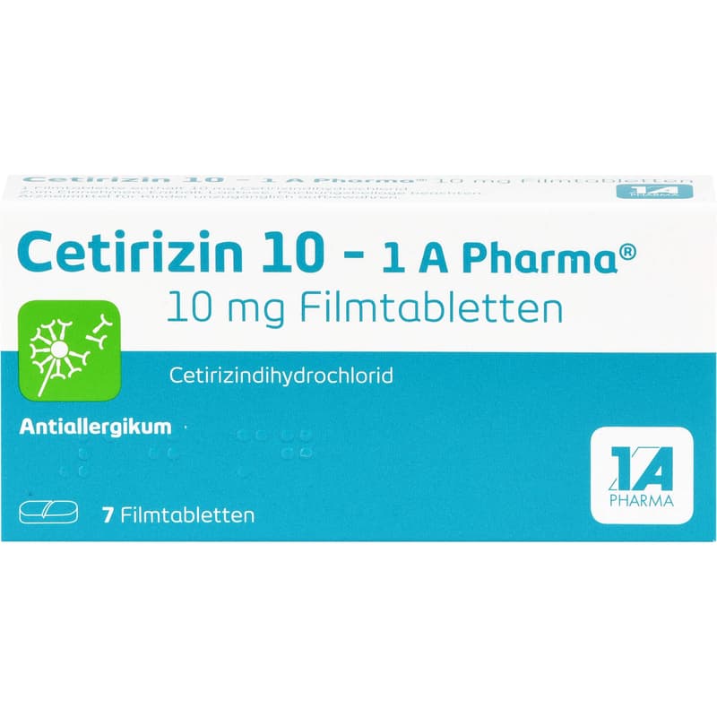 CETIRIZIN 10-1A Pharma film-coated tablets